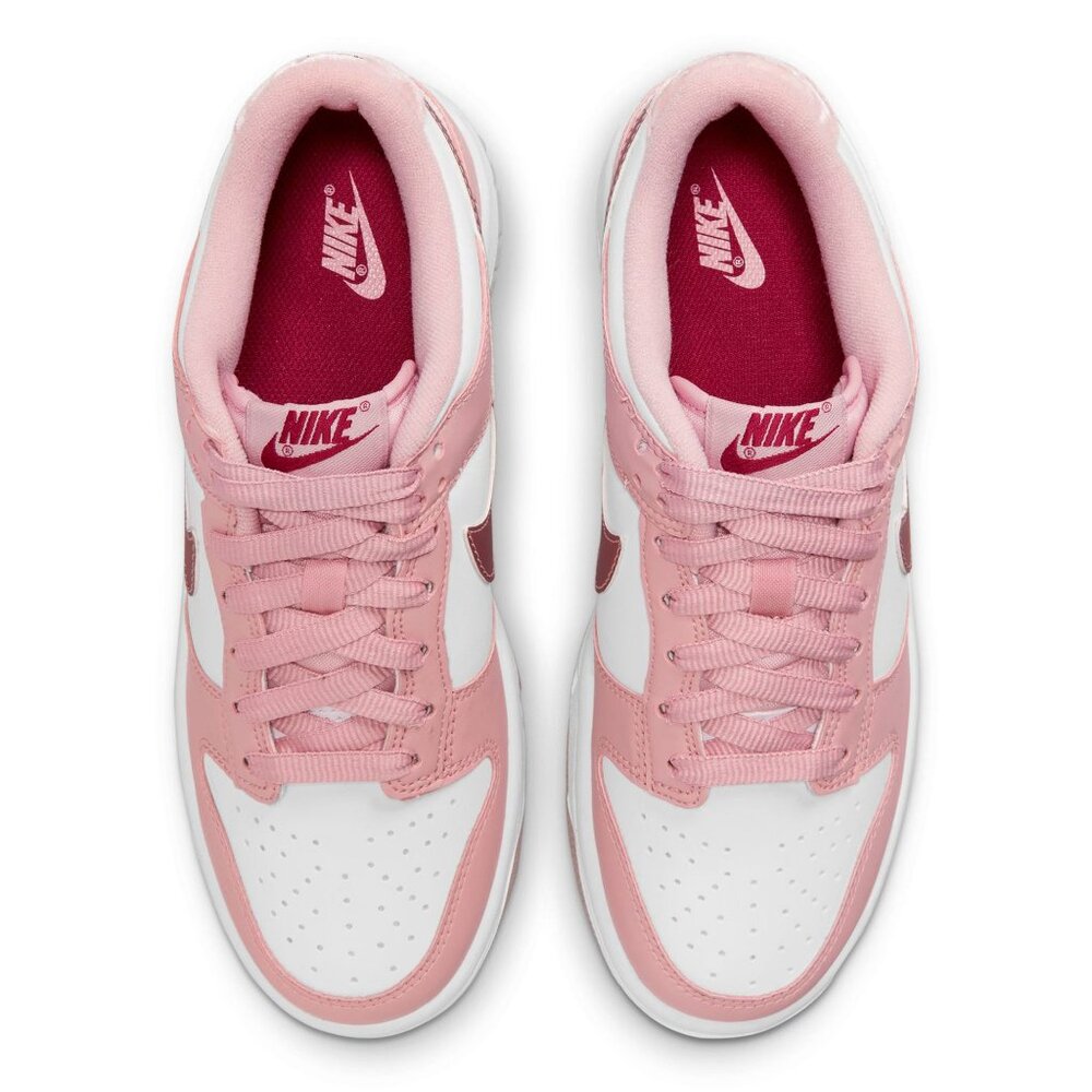 NEW! NIKE Dunk Low GS 7Y | Pink Glaze White Pomegranate